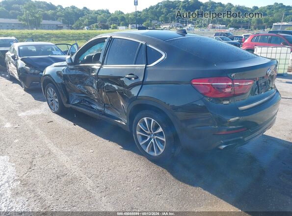 5UXKU6C56J0Z66523 2018 BMW X6 Black Задня ліва чверть