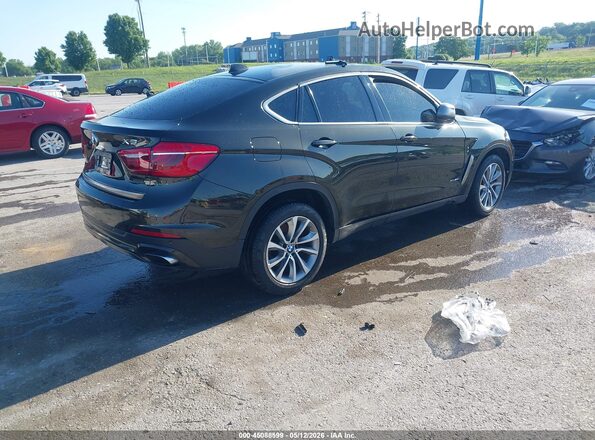 5UXKU6C56J0Z66523 2018 BMW X6 Black Задня права чверть