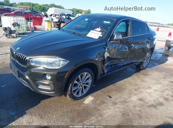 5UXKU6C56J0Z66523 2018 BMW X6 Black Передня ліва чверть