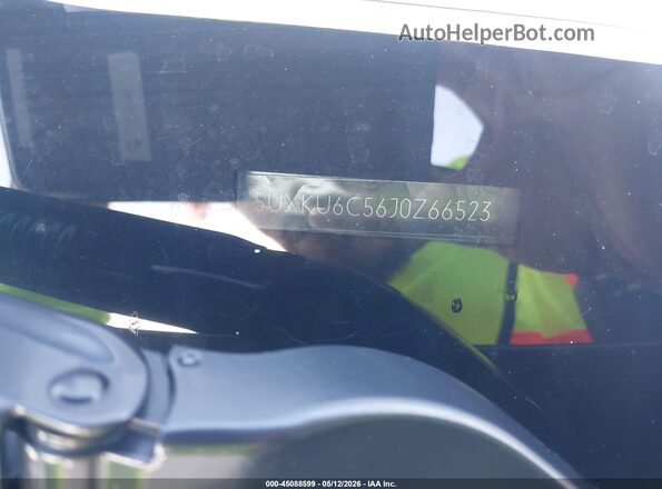 5UXKU6C56J0Z66523 2018 BMW X6 Black Вид підкапотного простору