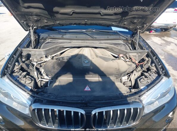 5UXKU6C56J0Z66523 2018 BMW X6 Black Вид ззаду