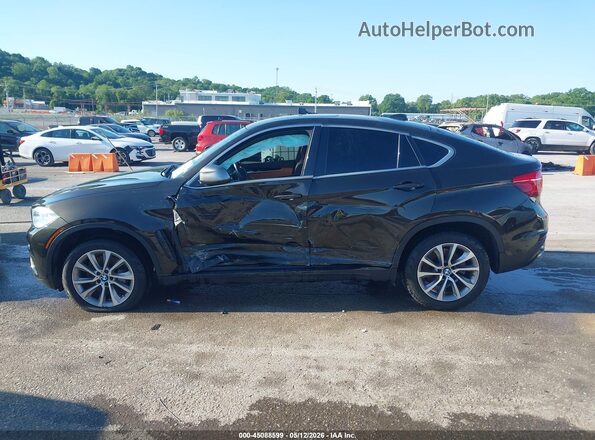 5UXKU6C56J0Z66523 2018 BMW X6 Black Панорамний вид салону 360°