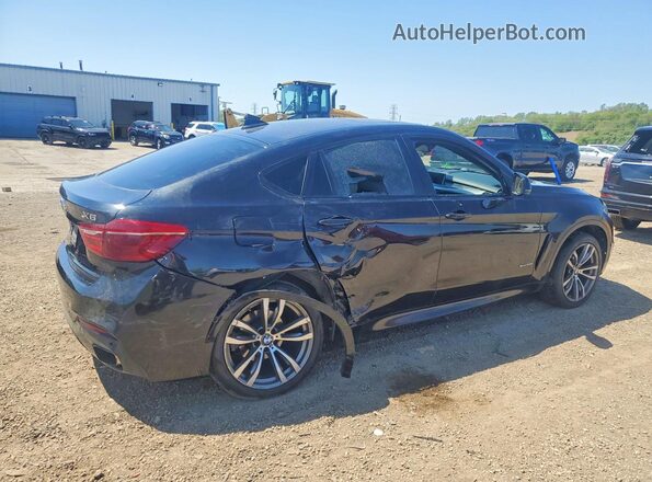 5UXKU6C57G0R34429 2016 BMW X6 Black Trasero derecho