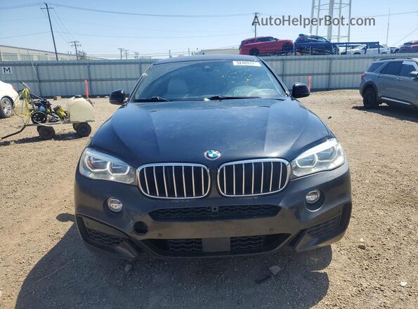 5UXKU6C57G0R34429 2016 BMW X6 Black Vista frontal