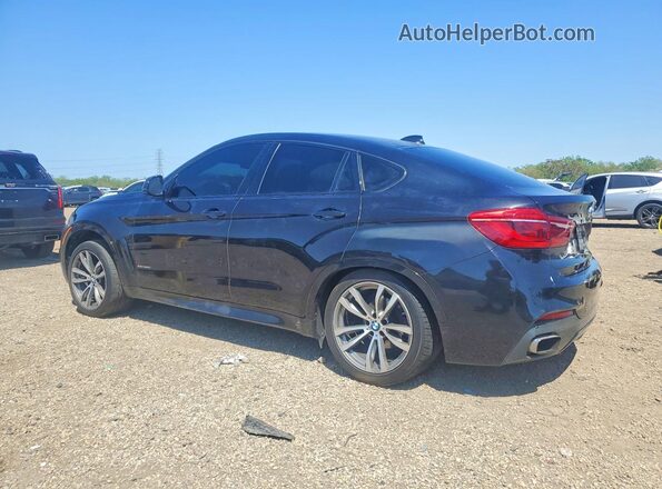 5UXKU6C57G0R34429 2016 BMW X6 Black Trasero izquierdo