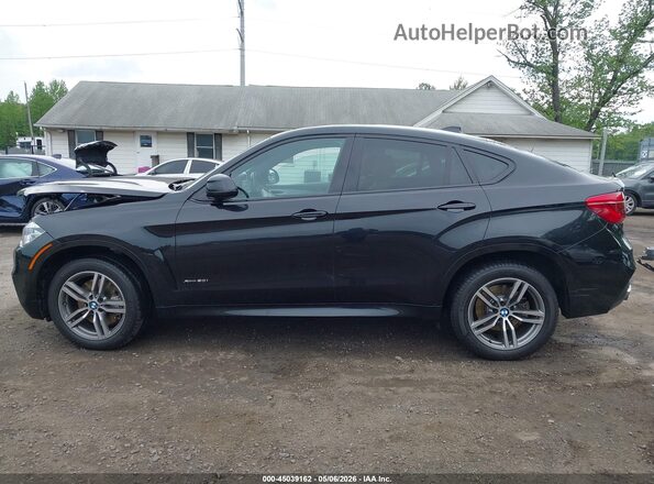 5UXKU6C5XG0R99971 2016 BMW X6 Black Widok wnętrza z tyłu