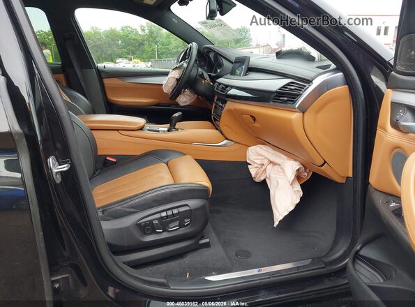 5UXKU6C5XG0R99971 2016 BMW X6 Black Widok wnętrza z przodu