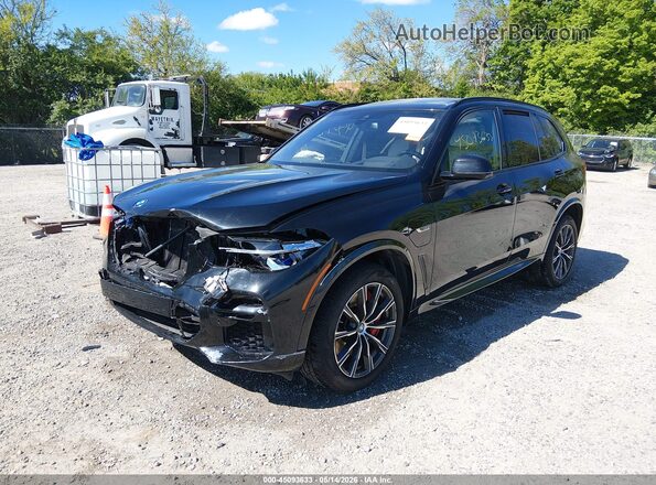 5UXTA6C00P9R21244 2023 BMW X5 Black წინა მარცხენა ხედი სამი მეოთხედიდან