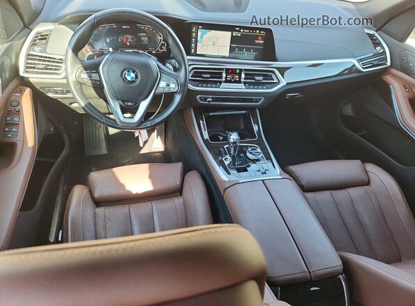 5UXTA6C01M9H35579 2021 BMW X5 Blue 