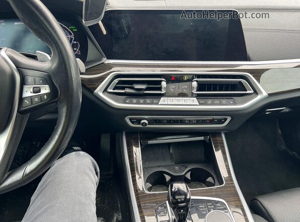 5UXTA6C07P9P01423 2023 BMW X5 Black უკანა სავარძლების ხედი