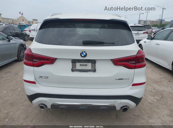 5UXTR7C50KLR45615 2019 BMW X3 White 