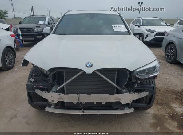 5UXTR7C50KLR45615 2019 BMW X3 White 
