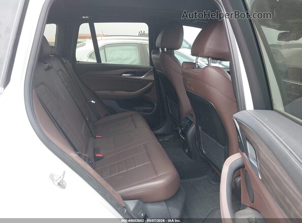 5UXTR7C50KLR45615 2019 BMW X3 White 