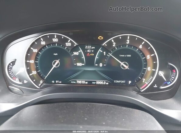 5UXTR7C50KLR45615 2019 BMW X3 White 