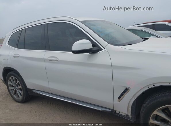 5UXTR7C50KLR45615 2019 BMW X3 White 