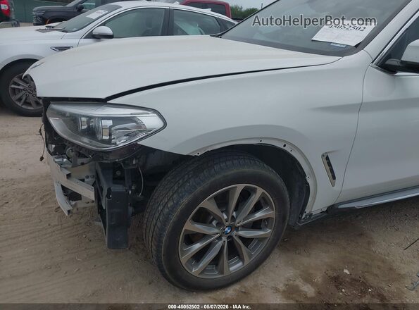 5UXTR7C50KLR45615 2019 BMW X3 White 