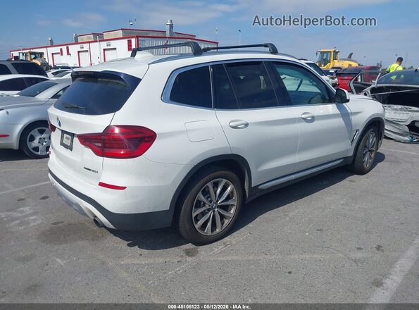 5UXTR7C51KLE88249 2019 BMW X3 White Հետևի աջ