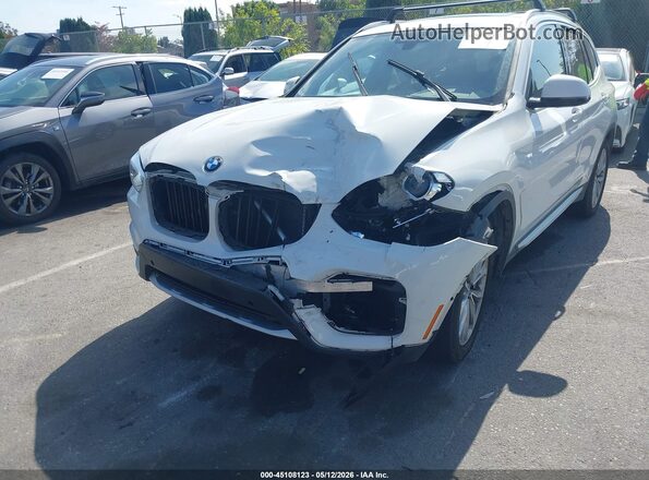 5UXTR7C51KLE88249 2019 BMW X3 White Դիմացի տեսք