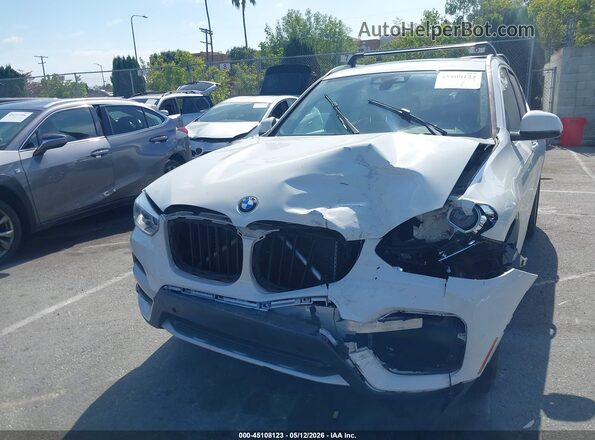 5UXTR7C51KLE88249 2019 BMW X3 White Սալոնի հետևի տեսք