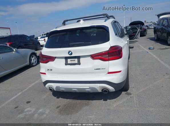 5UXTR7C51KLE88249 2019 BMW X3 White 