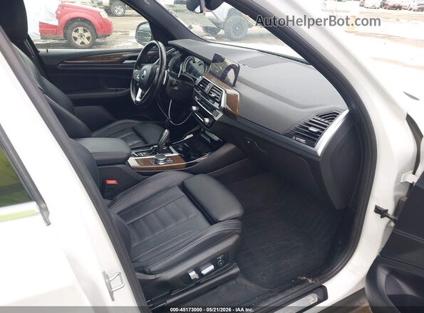 5UXTR7C51KLE88977 2019 BMW X3 White 