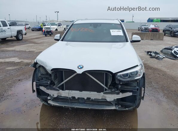 5UXTR7C51KLE88977 2019 BMW X3 White 