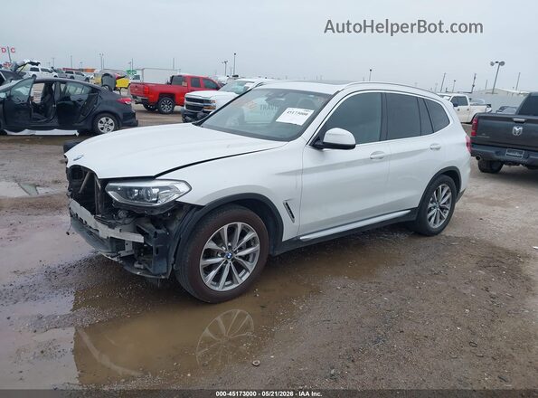 5UXTR7C51KLE88977 2019 BMW X3 White 