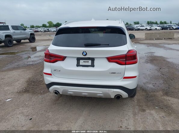 5UXTR7C51KLE88977 2019 BMW X3 White 