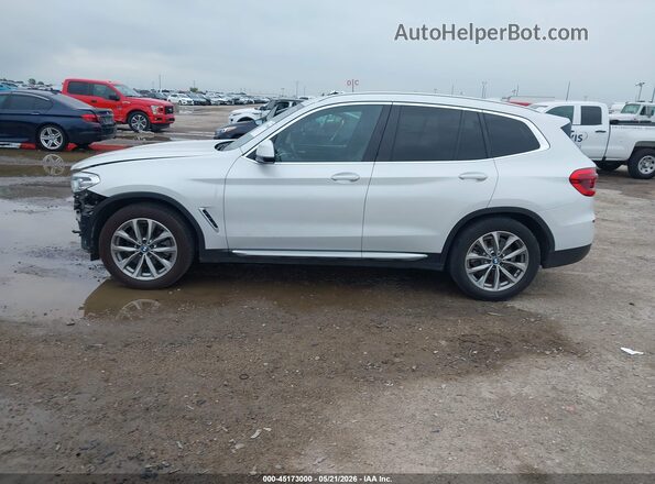 5UXTR7C51KLE88977 2019 BMW X3 White 