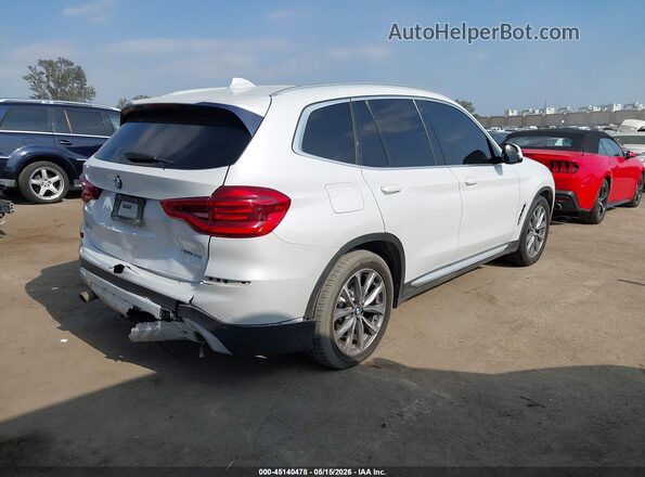 5UXTR7C51KLE98103 2019 BMW X3 White Rear right