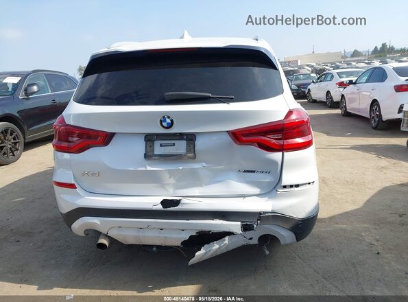5UXTR7C51KLE98103 2019 BMW X3 White 