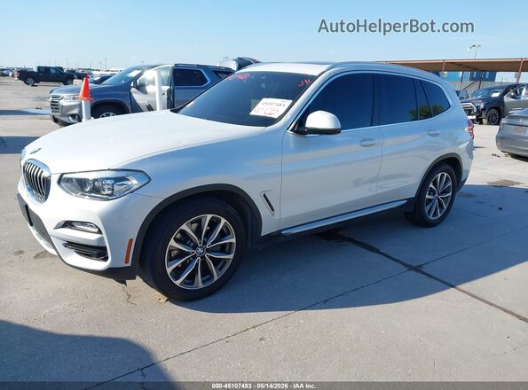 5UXTR7C51KLR47518 2019 BMW X3 White 