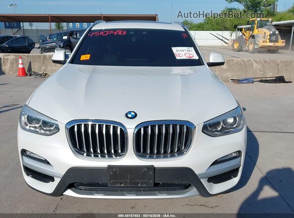 5UXTR7C51KLR47518 2019 BMW X3 White 