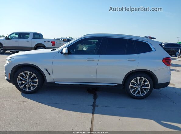 5UXTR7C51KLR47518 2019 BMW X3 White 