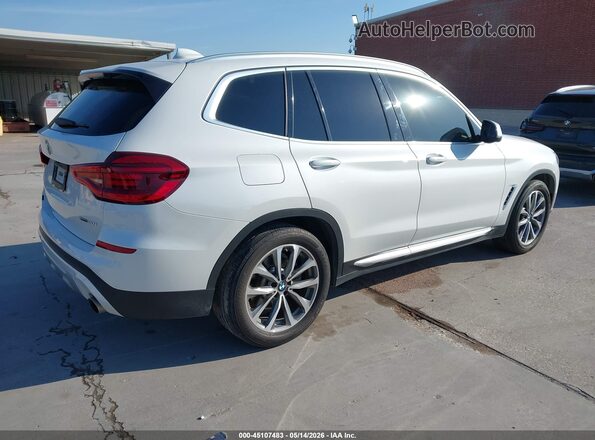 5UXTR7C51KLR47518 2019 BMW X3 White 