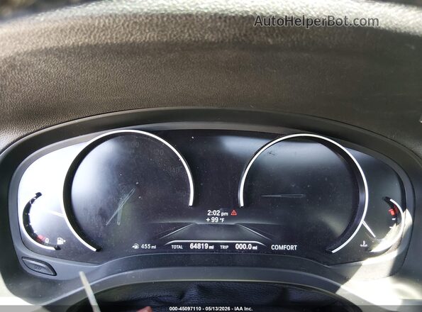 5UXTR7C53KLF27472 2019 BMW X3 Silver Հետևի նստատեղերի տեսք