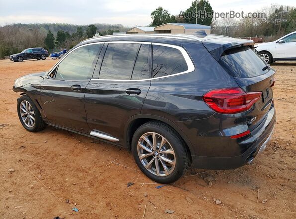 5UXTR7C56KLR44422 2019 BMW X3 Gray Հետևի ձախ