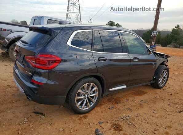 5UXTR7C56KLR44422 2019 BMW X3 Gray Հետևի աջ