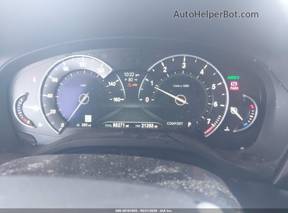 5UXTR7C57KLF27975 2019 BMW X3 White Հետևի նստատեղերի տեսք