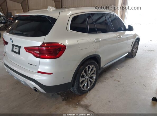 5UXTR7C58KLE98227 2019 BMW X3 Белый Задняя правая четверть