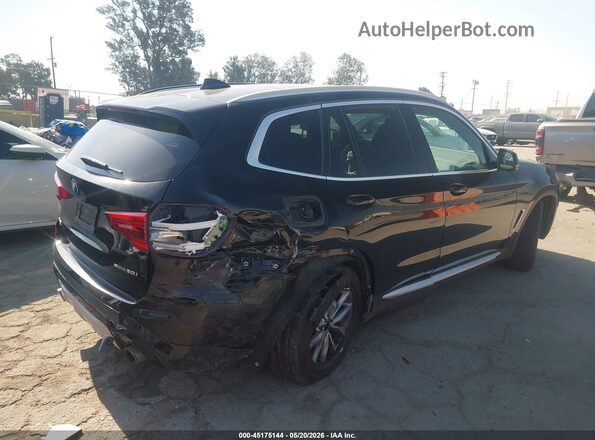5UXTR7C58KLF32490 2019 BMW X3 Black Հետևի աջ