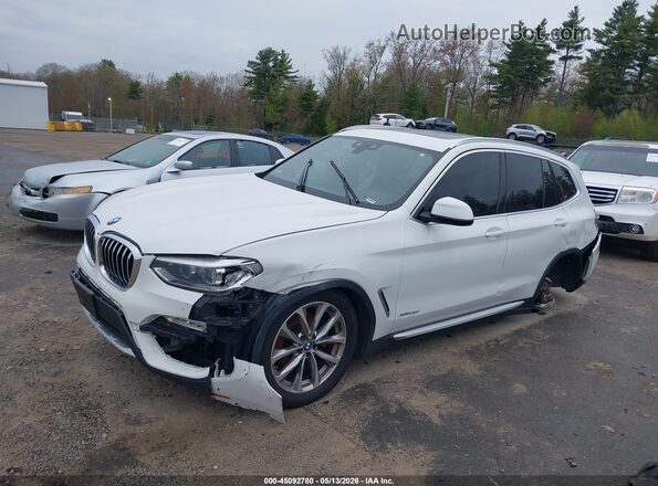 5UXTR9C50JLD60773 2018 BMW X3 White Передня ліва чверть