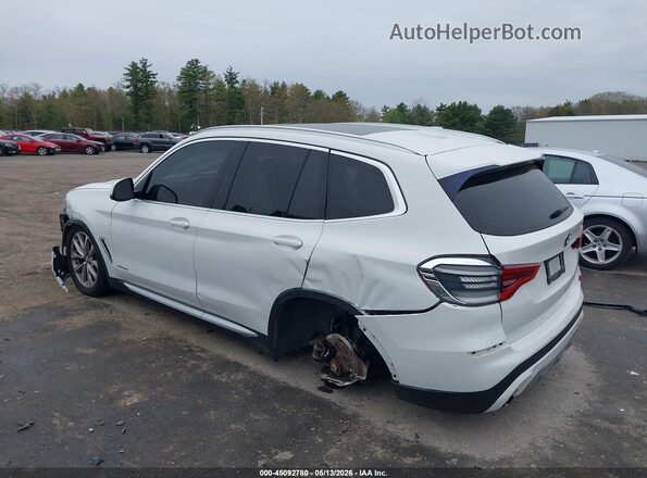 5UXTR9C50JLD60773 2018 BMW X3 White Задня ліва чверть