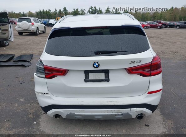 5UXTR9C50JLD60773 2018 BMW X3 White 