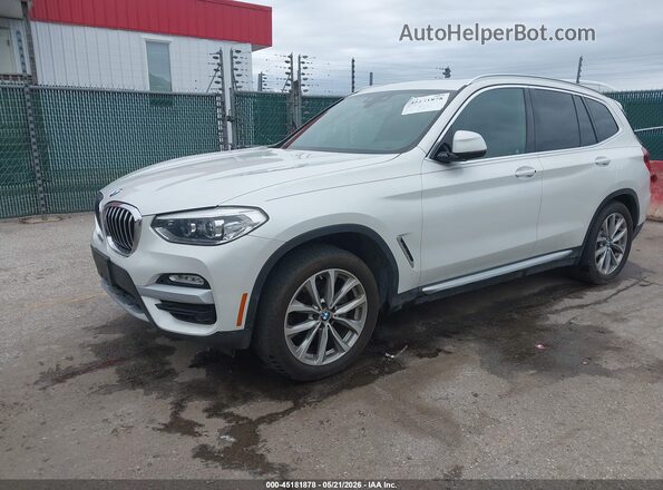 5UXTR9C50KLD97839 2019 BMW X3 White 