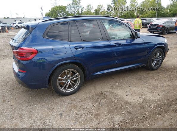 5UXTR9C50KLP82993 2019 BMW X3 Blue Հետևի աջ