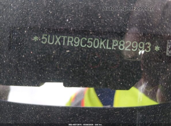 5UXTR9C50KLP82993 2019 BMW X3 Blue Շարժիչի բաժամունքի տեսք