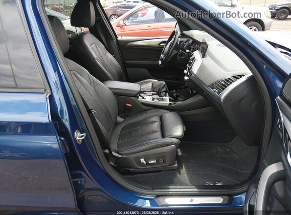 5UXTR9C50KLP82993 2019 BMW X3 Blue Սալոնի դիմացի տեսք