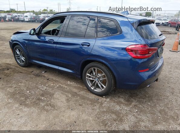 5UXTR9C50KLP82993 2019 BMW X3 Blue Հետևի ձախ