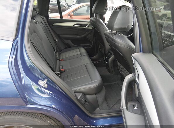 5UXTR9C50KLP82993 2019 BMW X3 Blue VIN կոդի պիտակի տեսք